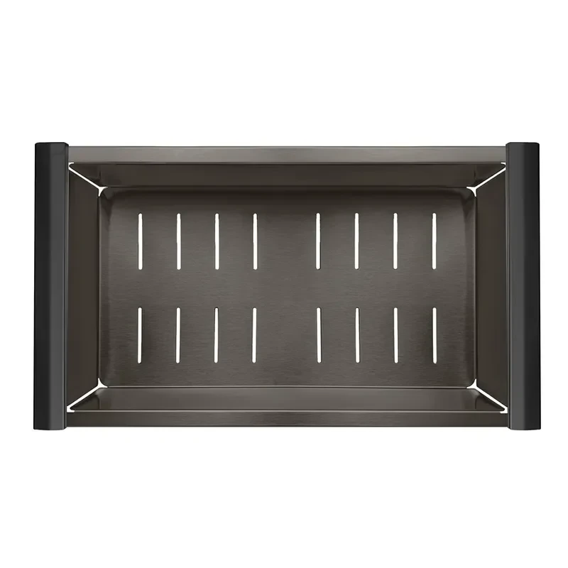 Сушилка для посуды Mixxus BAS-03 NANO-BLACK 420мм из нерж. стали (цвет графит) (MX1950)