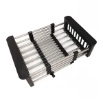 Сушилка для посуды Mixxus BAS-01.SUS BLACK из нерж. стали SUS304 (цвет черный) (MX1957)