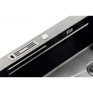 Мойка Mixxus Premium MH7545-SET-05 NANO-BLACK (3.0/0.8) комплект (графит) (MX9632)