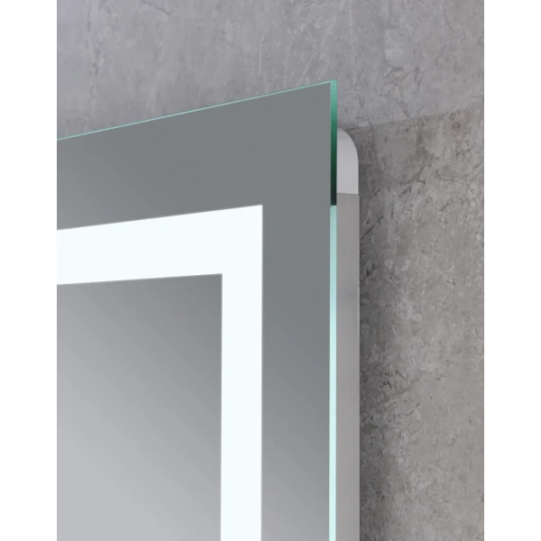 Зеркало Mixxus HARD MR07-50x80 с Led Touch, Anti-fog, димером, регулятором яркости (MX9992)