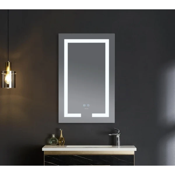 Дзеркало Mixxus HARD MR07-50x80 з LED Touch, Anti-fog, димером, регулюванням яскравості (MX9992)