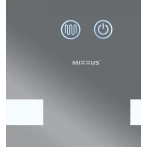 Дзеркало Mixxus HARD MR07-50x80 з LED Touch, Anti-fog, димером, регулюванням яскравості (MX9992)