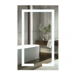 Дзеркало Mixxus HARD MR07-50x80 з LED Touch, Anti-fog, димером, регулюванням яскравості (MX9992)