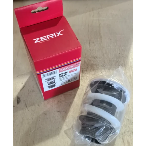 Донный клапан для раковины с переливом Zerix BV-09 GRAY 1 1/4