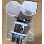 Донный клапан для раковины с переливом Zerix BV-09 GRAY 1 1/4