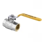 Кран шаровой Nolf NF.612 - 3/4" FF ГГВ YELLOW, ручка "рычаг" желтая (NF2925)