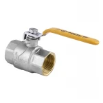 Кран шаровой Nolf NF.612 - 1-1/4" FF ГГВ YELLOW, ручка "рычаг" желтая (NF2927)