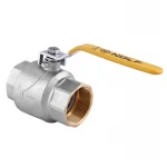 Кран шаровой Nolf NF.612 - 2" FF ГГВ YELLOW, ручка "рычаг" желтая (NF2929)