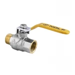 Кран шаровой Nolf NF.622 - 1/2" FM ГШВ YELLOW, ручка "рычаг" желтая (NF2936)