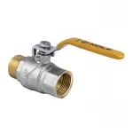 Кран шаровой Nolf NF.622 - 1" FM ГШВ YELLOW, ручка "рычаг" желтая (NF2938)