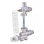 Смесительный узел для коллекторов Nolf NF.2001-1'' с нижним подключением (без насоса) (NF3015)