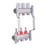 Коллекторный блок с расходомерами Nolf NF.2100-03S 1"x3 (корпус нержавеющая сталь) (NF3017)