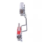 Коллекторный блок с расходомерами Nolf NF.2100-05S 1"x5 (корпус нержавеющая сталь) (NF3019)