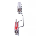 Коллекторный блок с расходомерами Nolf NF.2100-06S 1"x6 (корпус нержавеющая сталь) (NF3020)