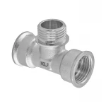 Трійник Nolf NFC.T06FMF-N-1/2''FMF нікельований (NF3296)