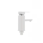 Смеситель для умывальника Plamix Kub-001 белый (без подводки) (PM0008)