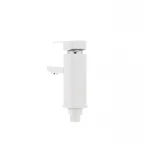 Смеситель для умывальника Plamix Kub-001 белый (без подводки) (PM0008)