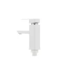 Змішувач для умивальника Plamix Kub-001 білий (без підводки) (PM0008)