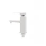 Смеситель для умывальника Plamix Kub-001 белый (без подводки) (PM0008)