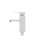 Смеситель для умывальника Plamix Kub-001 белый (без подводки) (PM0008)