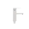 Змішувач для умивальника Plamix Kub-001 білий (без підводки) (PM0008)