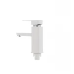 Смеситель для умывальника Plamix Kub-001 белый (без подводки) (PM0008)