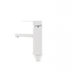 Смеситель для умывальника Plamix Kub-001 белый (без подводки) (PM0008)