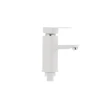 Змішувач для умивальника Plamix Kub-001 білий (без підводки) (PM0008)