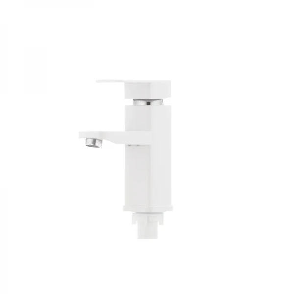 Смеситель для умывальника Plamix Kub-001 белый (без подводки) (PM0008)