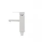 Смеситель для умывальника Plamix Kub-001 белый (без подводки) (PM0008)
