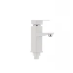 Смеситель для умывальника Plamix Kub-001 белый (без подводки) (PM0008)