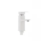 Смеситель для умывальника Plamix Kub-001 белый (без подводки) (PM0008)