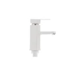 Змішувач для умивальника Plamix Kub-001 білий (без підводки) (PM0008)