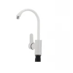 Смеситель для кухни Plamix Leon-011 белый (без подводки) (PM0009)