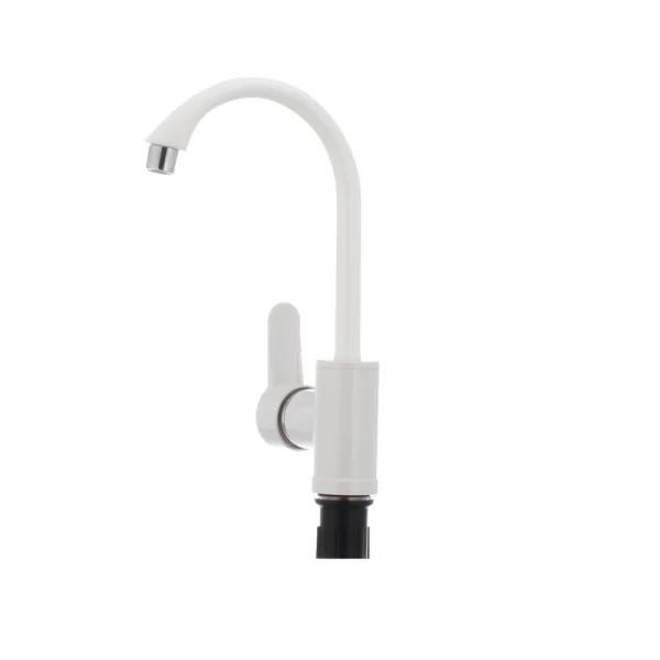 Смеситель для кухни Plamix Leon-011 белый (без подводки) (PM0009)