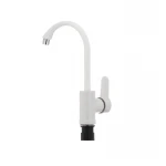 Смеситель для кухни Plamix Leon-011 белый (без подводки) (PM0009)