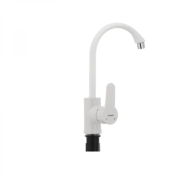 Смеситель для кухни Plamix Leon-011 белый (без подводки) (PM0009)