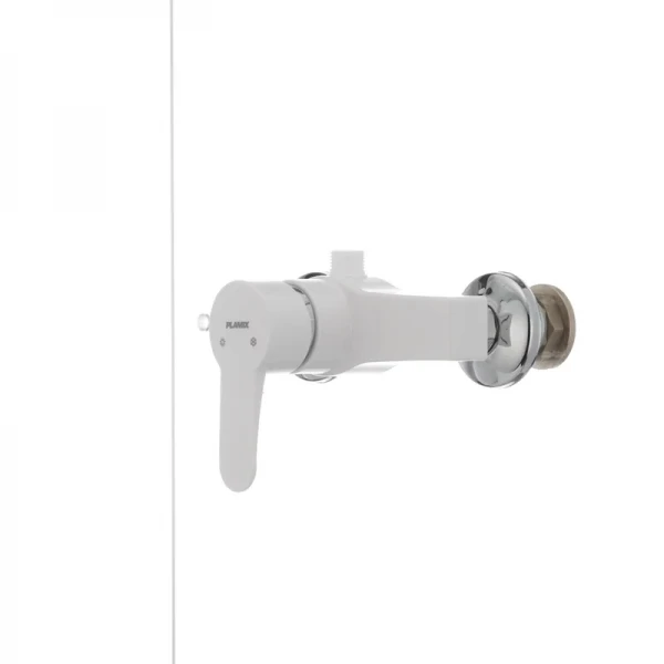 Смеситель для душа Plamix Mario-003 White (без шланга и лейки) (PM0011)