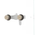 Смеситель для душа Plamix Mario-003 White (без шланга и лейки) (PM0011)