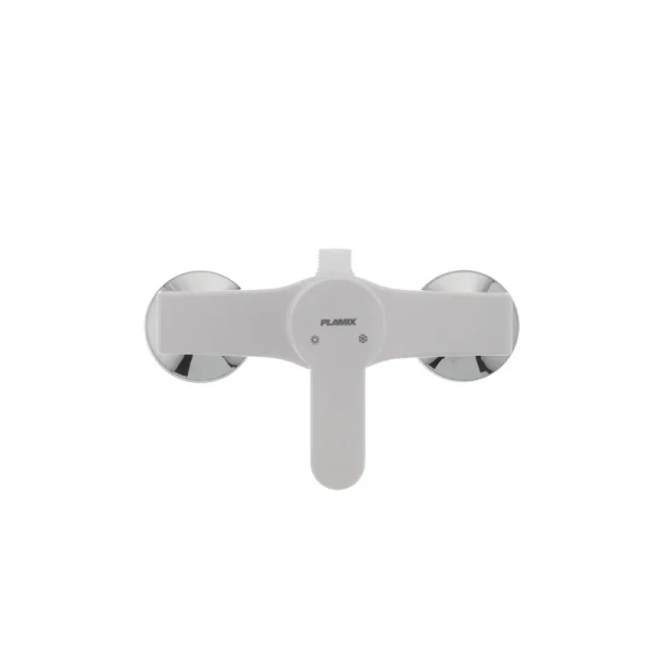 Смеситель для душа Plamix Mario-003 White (без шланга и лейки) (PM0011)