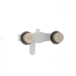 Смеситель для душа Plamix Mario-003 White (без шланга и лейки) (PM0011)