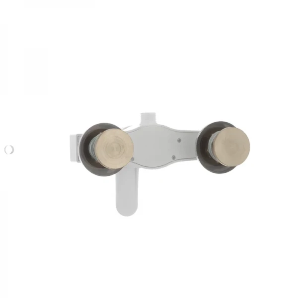 Смеситель для душа Plamix Mario-003 White (без шланга и лейки) (PM0011)