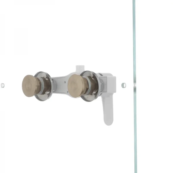 Смеситель для душа Plamix Mario-003 White (без шланга и лейки) (PM0011)