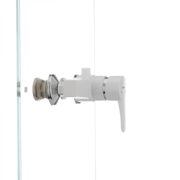 Смеситель для душа Plamix Mario-003 White (без шланга и лейки) (PM0011)