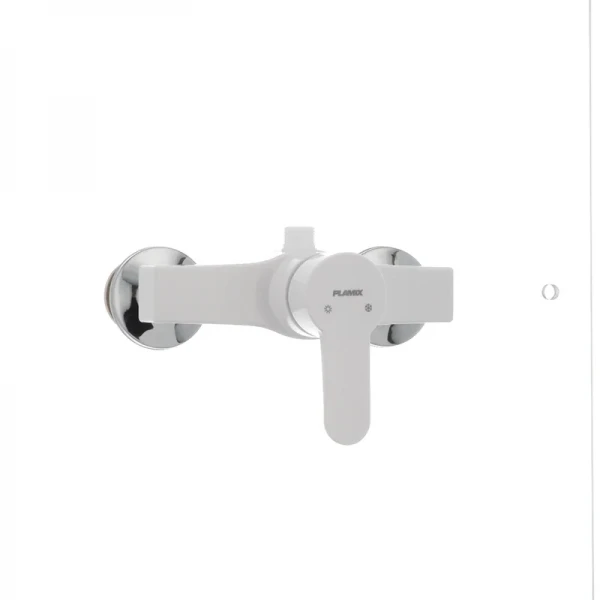 Смеситель для душа Plamix Mario-003 White (без шланга и лейки) (PM0011)
