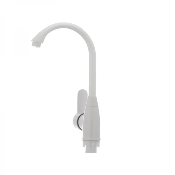 Смеситель для кухни Plamix Mario-011(W) белый (без подводки) (PM0014)