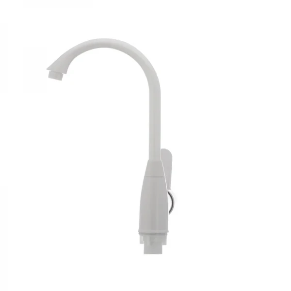 Смеситель для кухни Plamix Mario-011(W) белый (без подводки) (PM0014)