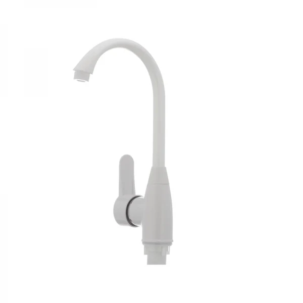 Смеситель для кухни Plamix Mario-011(W) белый (без подводки) (PM0014)