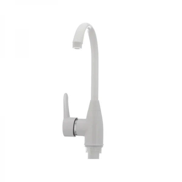 Смеситель для кухни Plamix Mario-011(W) белый (без подводки) (PM0014)