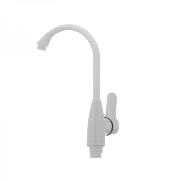 Смеситель для кухни Plamix Mario-011(W) белый (без подводки) (PM0014)